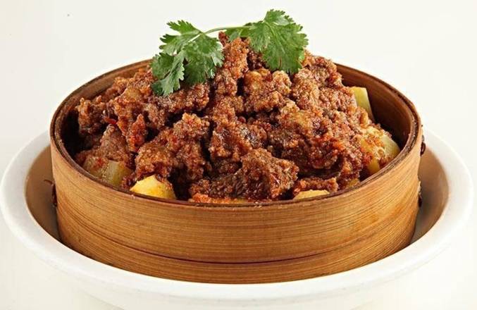 Steamed Beef w. Rice and Spices Powder — Chengdu Famous Food Philadelphia