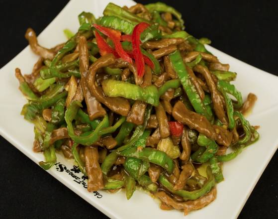 Shredded Beef w. Long Hot Pepper — Chengdu Famous Food Philadelphia