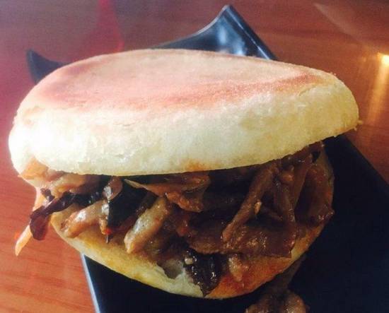 Burger Shredded Pork in Sichuan Garlic Sauce — Chengdu Famous Food Philadelphia