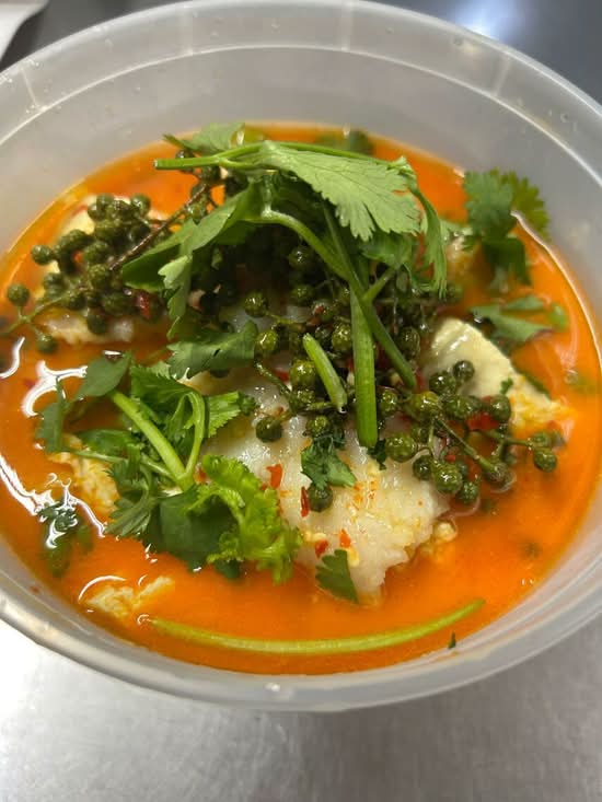 Fish Fillet with Tofu in Green Sichuan Peppercorn Sauce — Chengdu Famous Food Philadelphia