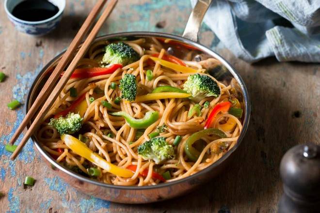 Veggie Lo Mein — Chengdu Famous Food Philadelphia