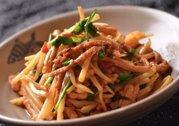 Shredded Pork w. Bamboo Shoots — Chengdu Famous Food Philadelphia