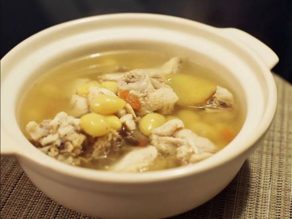Stewed Chicken Soup w. Ginkgo — Chengdu Famous Food Philadelphia