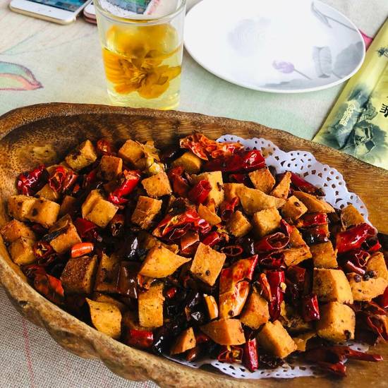 Master's Dry Chili Pepper Tofu — Chengdu Famous Food Philadelphia